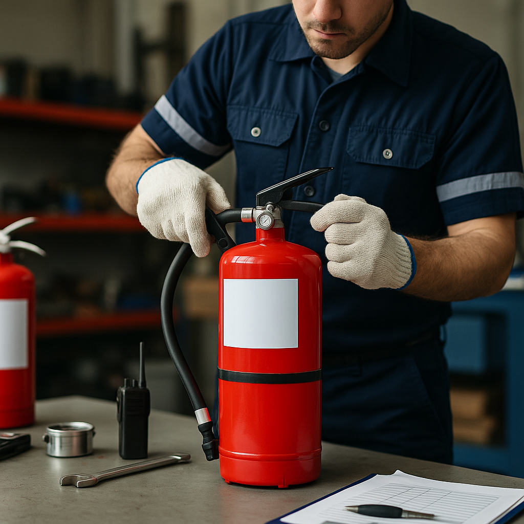 كم مرة يجب فحص طفاية الحريق؟ الجدول الزمني المعتمد