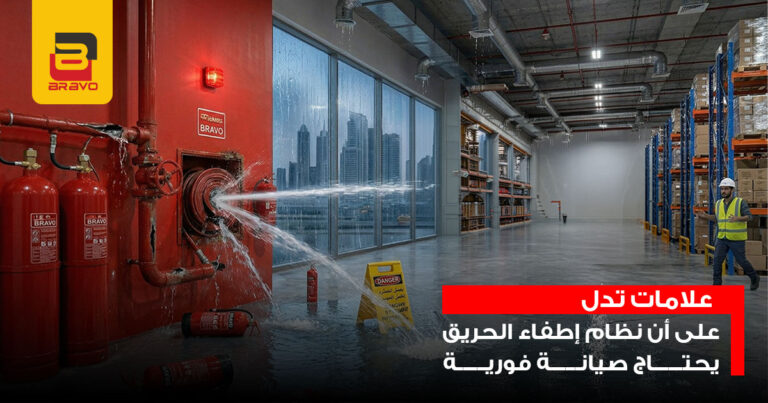 نظام إطفاء الحريق: 5 علامات تحذيرية تستدعي الصيانة الفورية